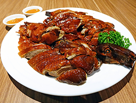 100. Roast Duck with Oyster Sauce 